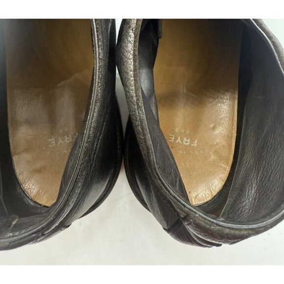 Frye Bowery Leather Chukka Ankle Boots Mens Size 11.5 M Dark Brown 3480032 Italy - Picture 6 of 9